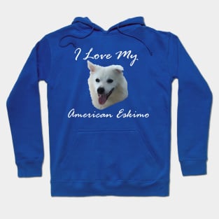 I love my American Eskimo (Spitz) Design Hoodie